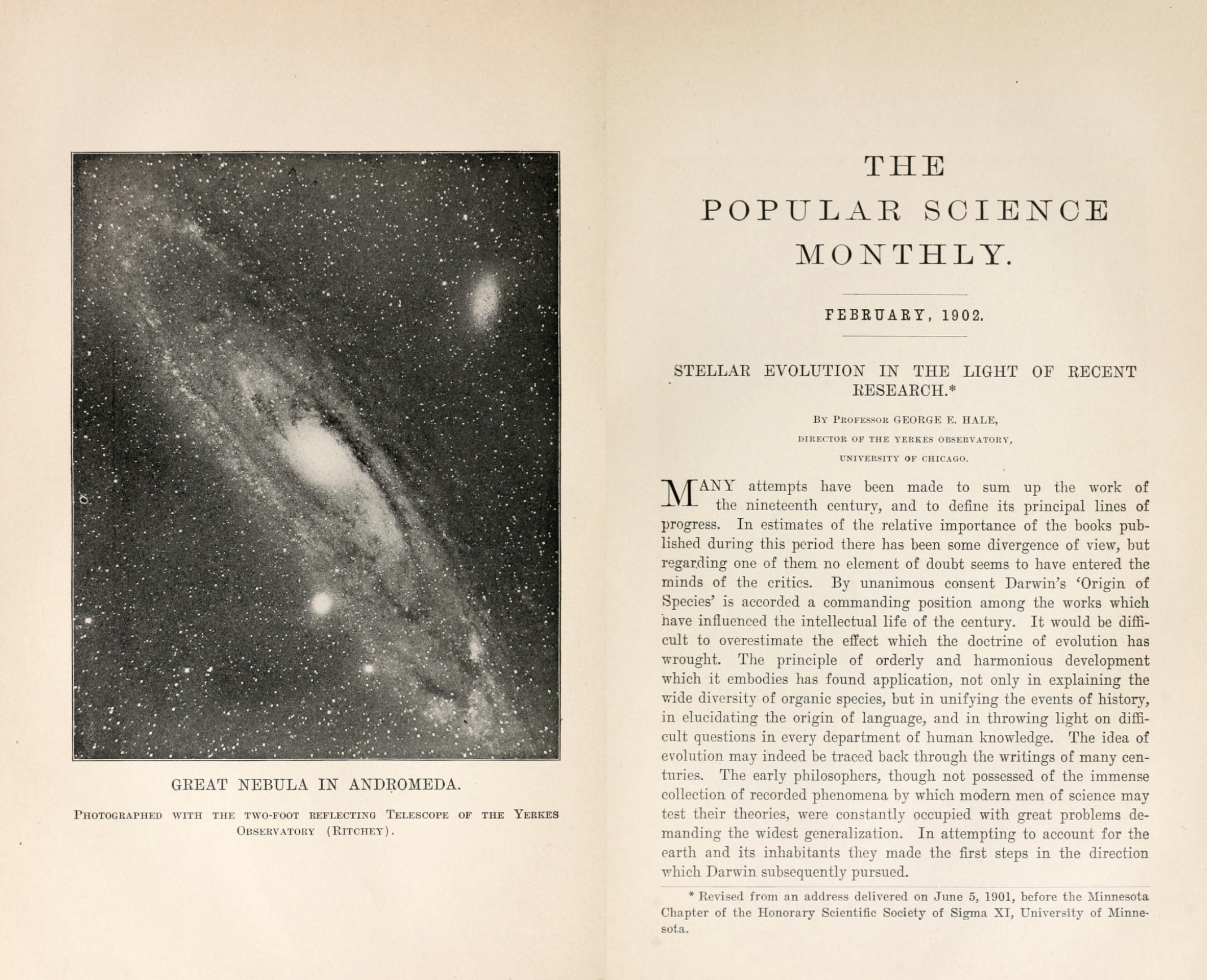 Andromeda in 1902